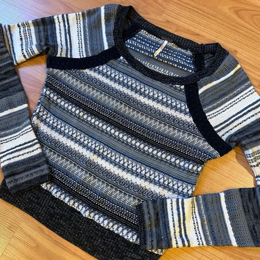 Free People Twinkle Stars Pullover - Size Small